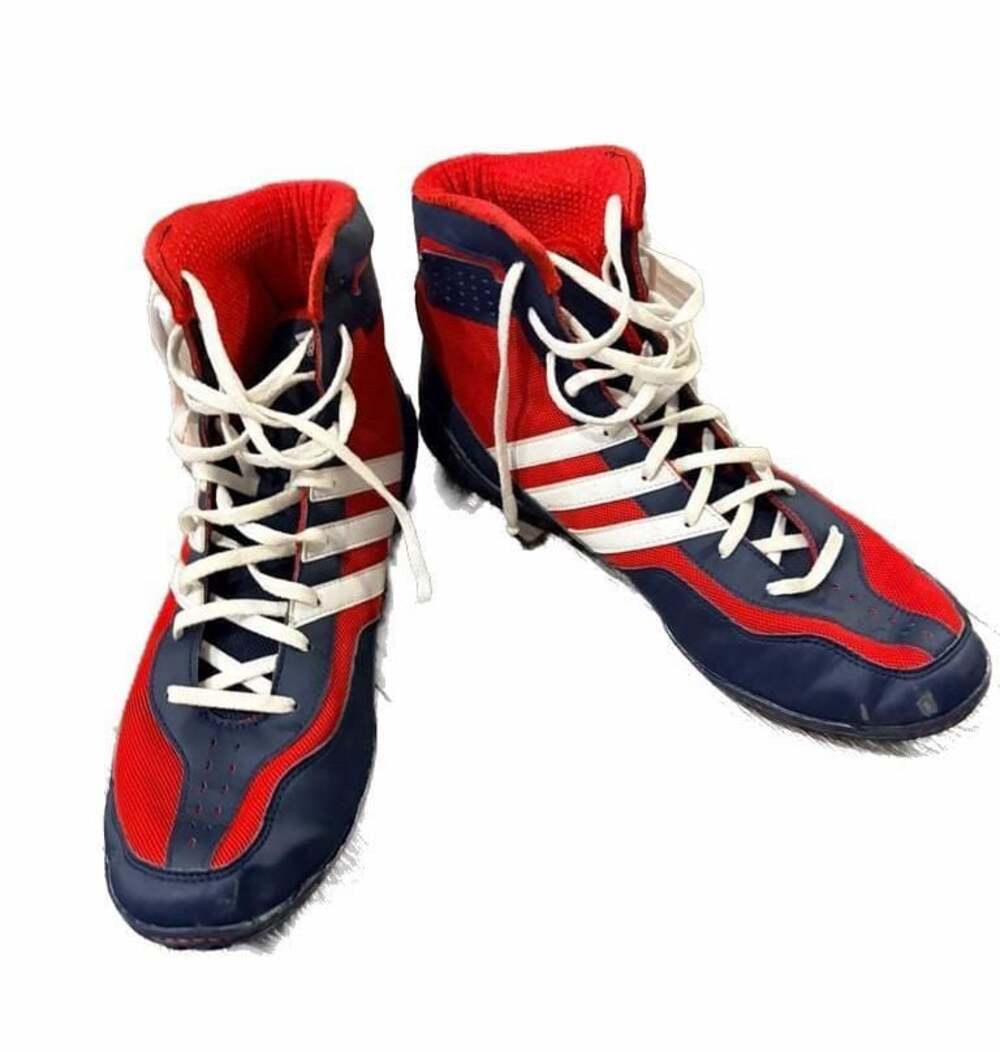 Adidas HVC Wrestling Shoes Red White Blue Size 11